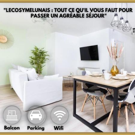LeCosyMelunais : Parking gratuit + Balcon aménagé Exterior foto